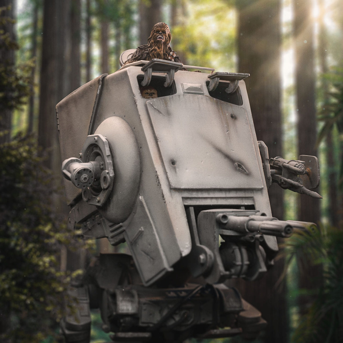 Produktbild Star Wars Demi Art Scale Staty 1/20 AT-ST och Chewbacca 53