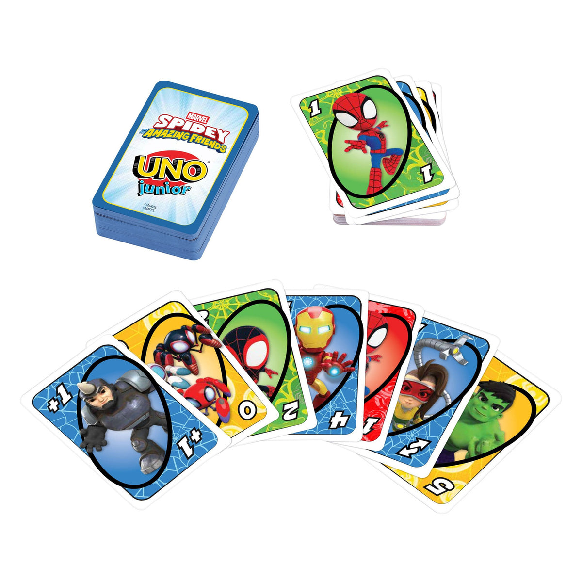 Produktbild Spidey & His Amazing Friends UNO Junior Kortspel