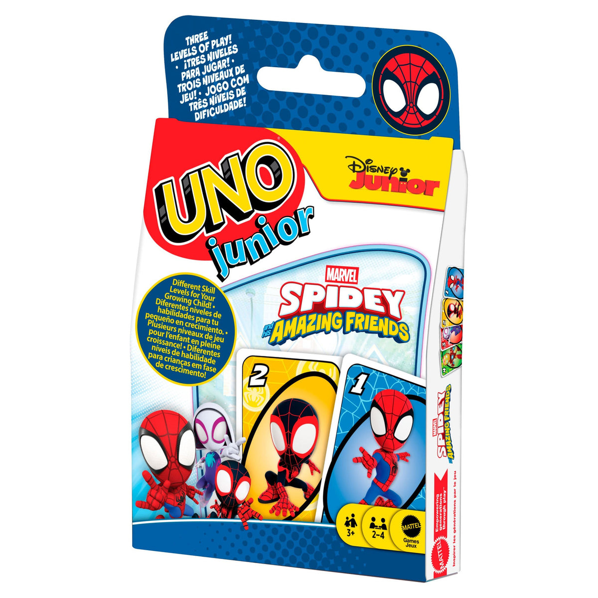 Produktbild Spidey & His Amazing Friends UNO Junior Kortspel