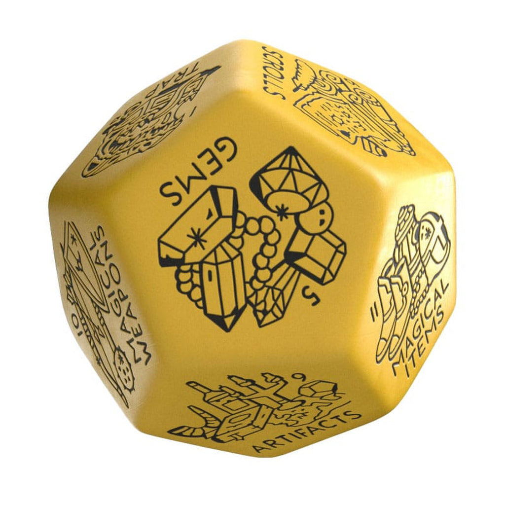 Produktbild Viridian Dice Jumbo Skattgenerator-tärning D12 Gul