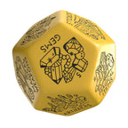 Produktbild Viridian Dice Jumbo Skattgenerator-tärning D12 Gul
