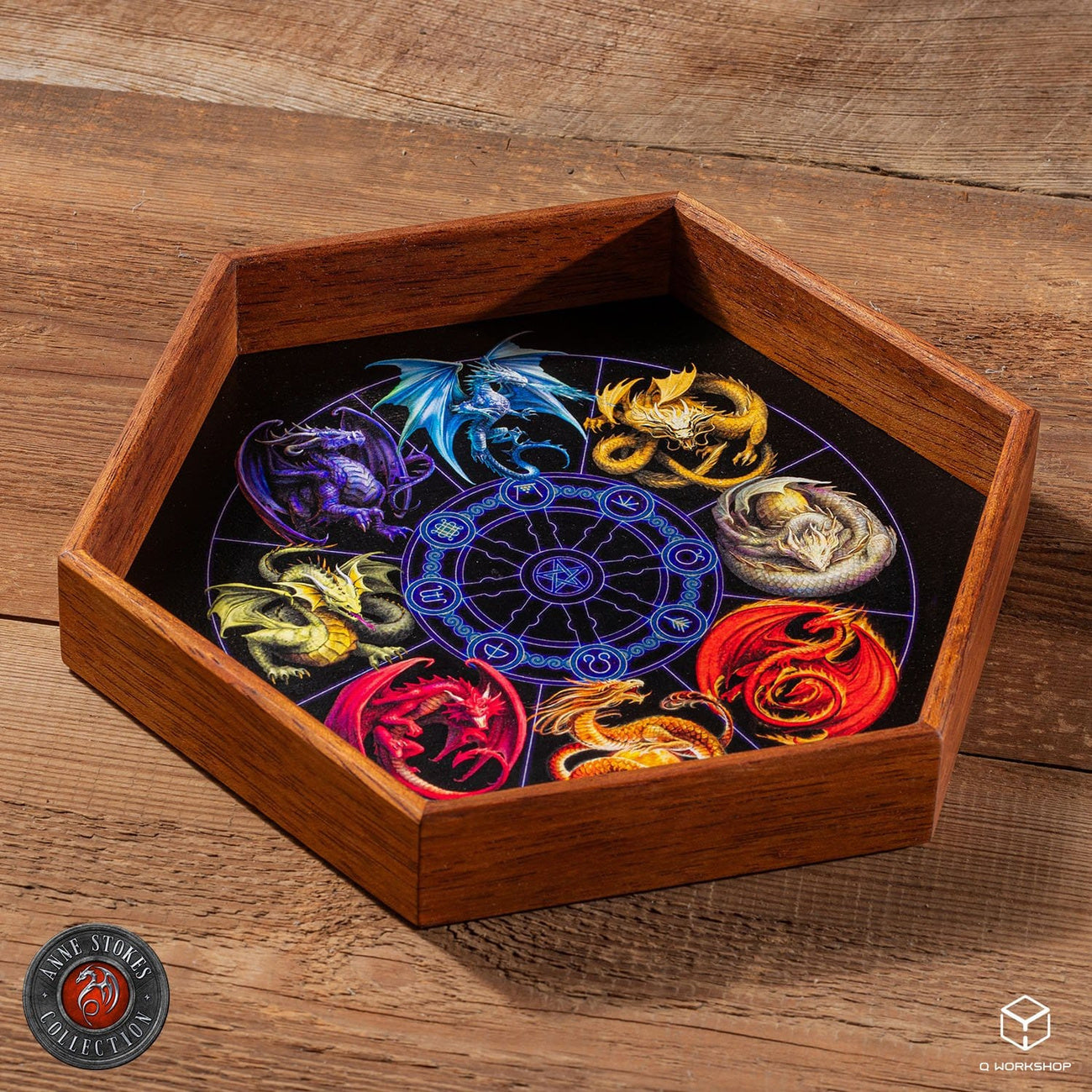 Produktbild Anne Stokes Tärningsbricka Dragons of the Sabbats 20 cm