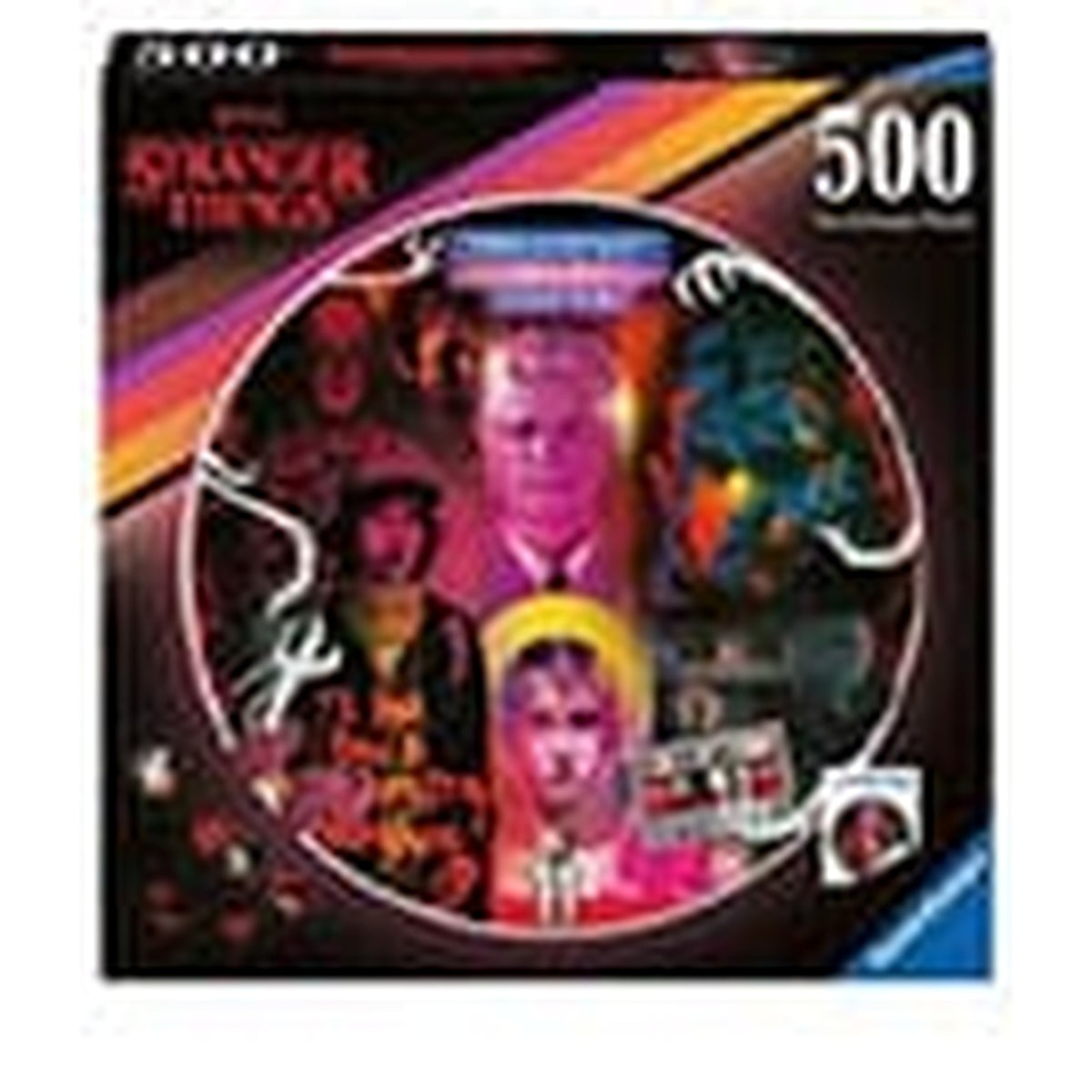 Produktbild Stranger Things Runt pussel Friends Don't Lie (500 Bitar)