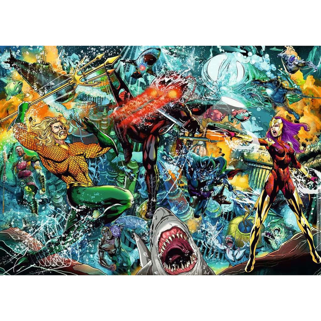 Produktbild DC Comics-pussel Aquaman (1000 bitar)
