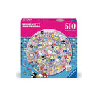 Produktbild Hello Kitty and Friends Rundt Pussel (500 Bitar)