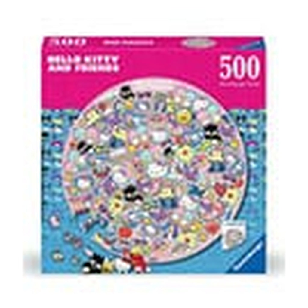 Produktbild Hello Kitty and Friends Rundt Pussel (500 Bitar)