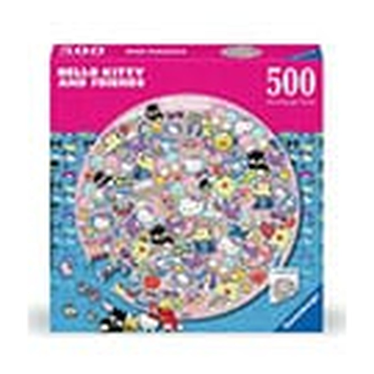 Produktbild Hello Kitty and Friends Rundt Pussel (500 Bitar)