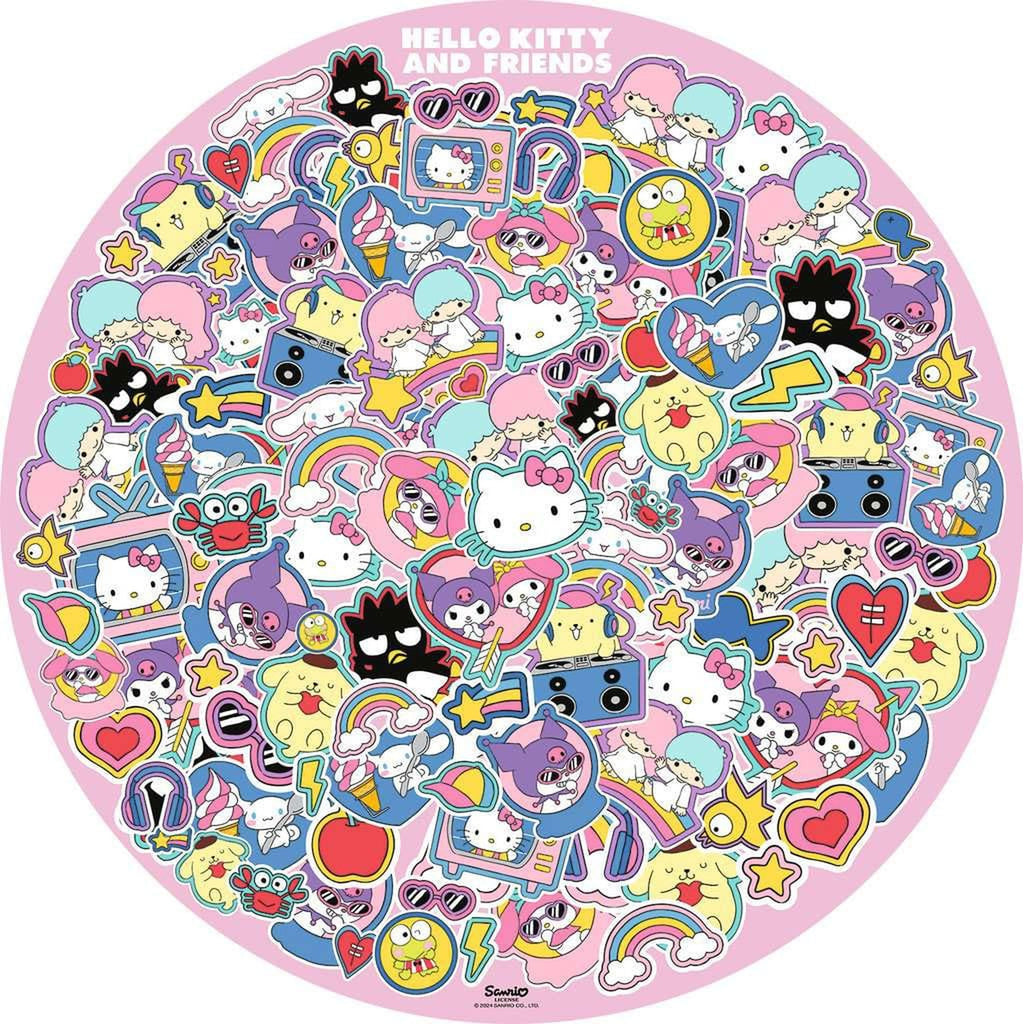 Produktbild Hello Kitty and Friends Rundt Pussel (500 Bitar)