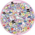 Produktbild Hello Kitty and Friends Rundt Pussel (500 Bitar)