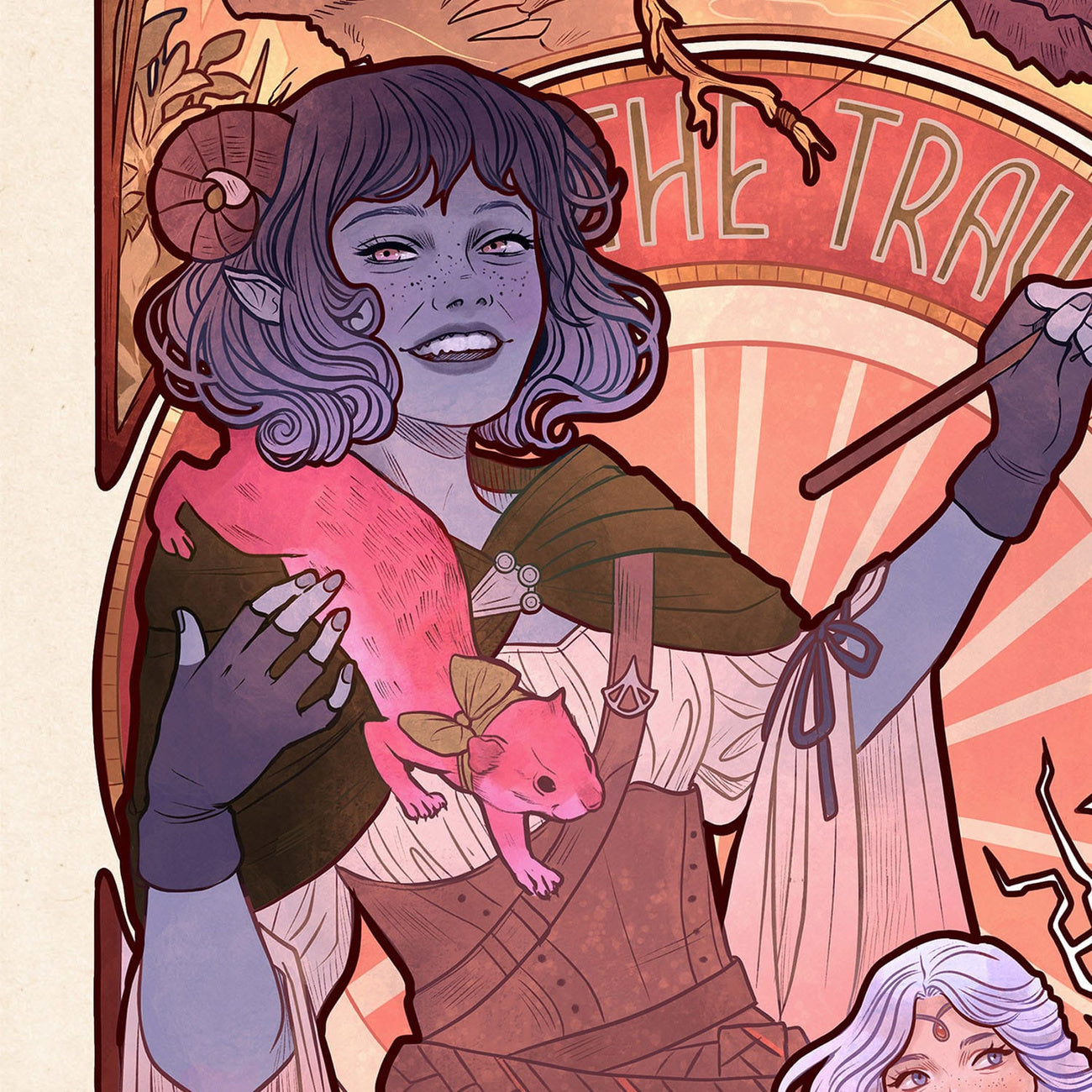Produktbild Critical Role konsttryck Laura Bailey: 10th Anniversary Art