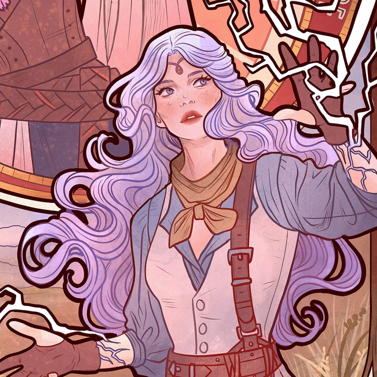 Produktbild Critical Role konsttryck Laura Bailey: 10th Anniversary Art