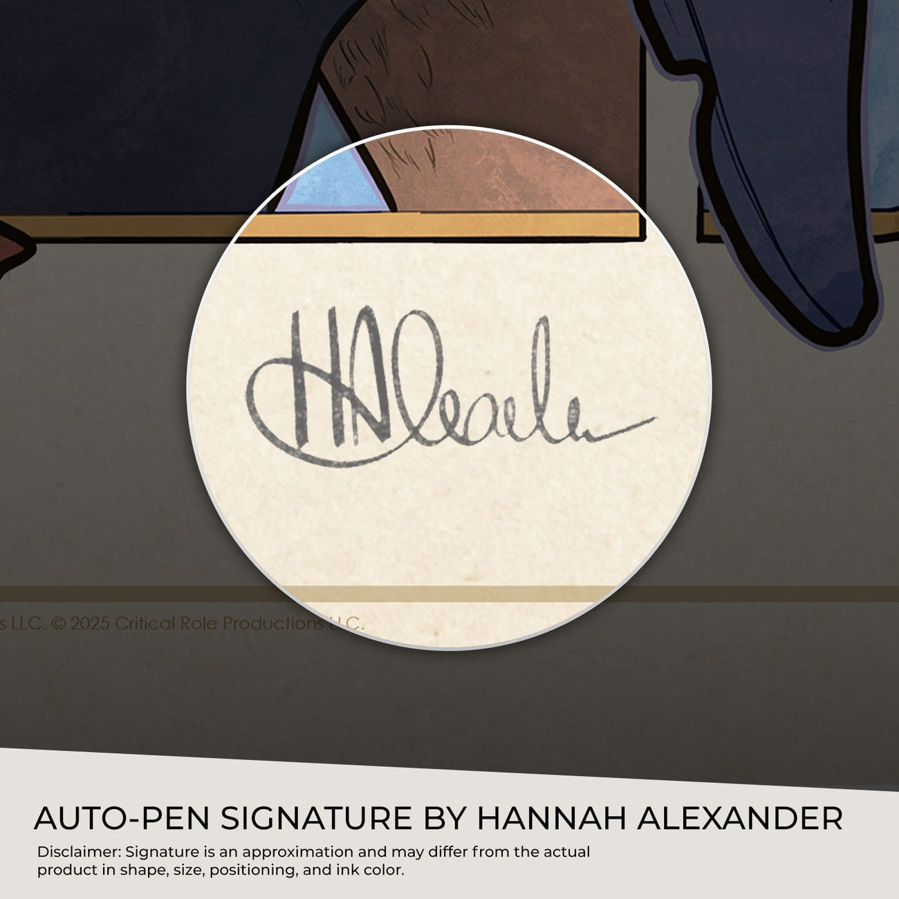 Produktbild Critical Role Konsttryck Marisha Ray: 10th Anniversary Art