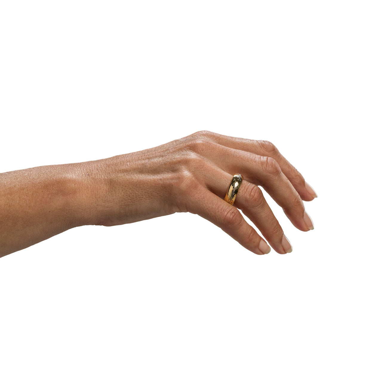 Product image The Lord of the Rings Tungsten Ring The One Ring (gold-plated) Size