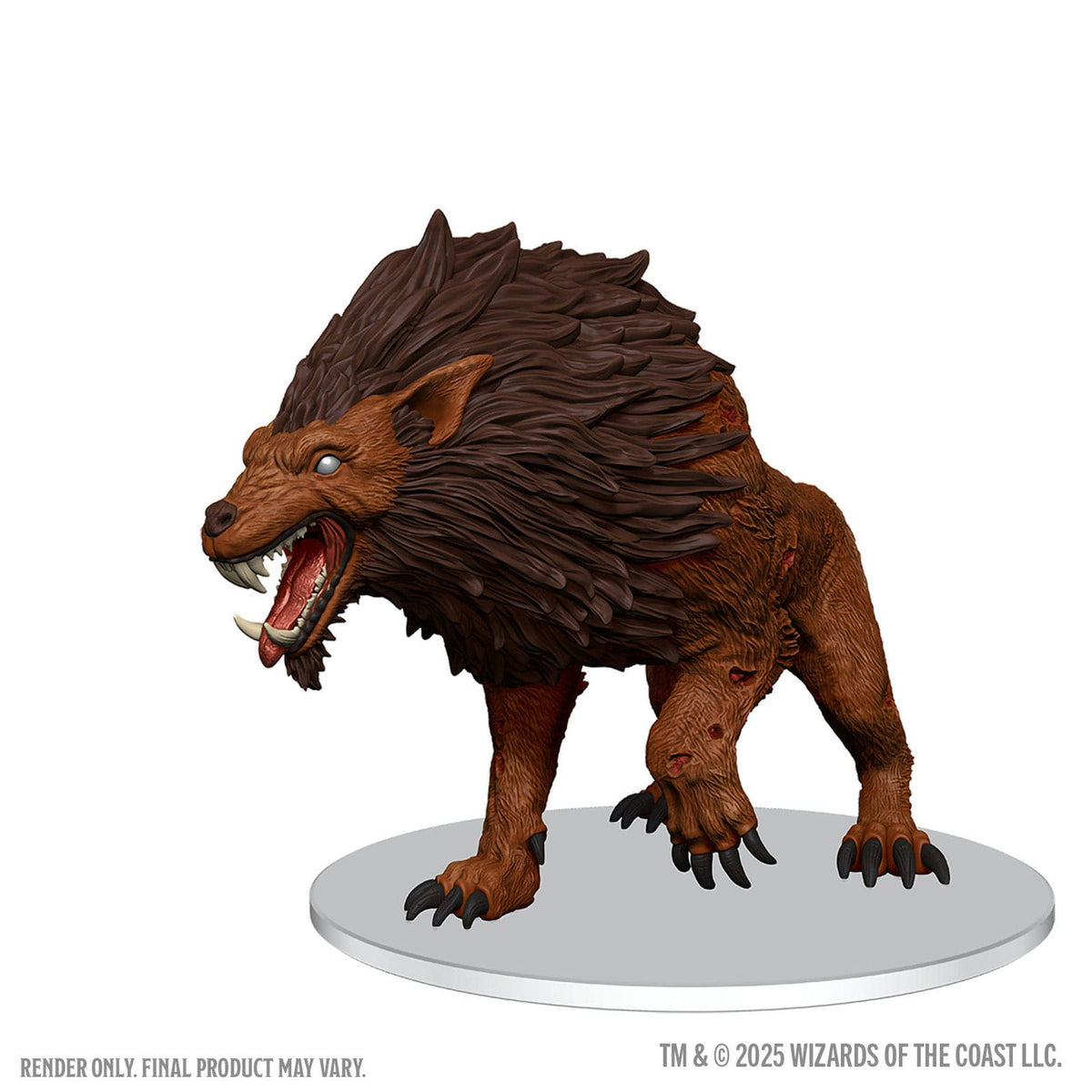 Produktbild D&D Icons of the Realms: förmålad Dire Wolf Boxed Miniature