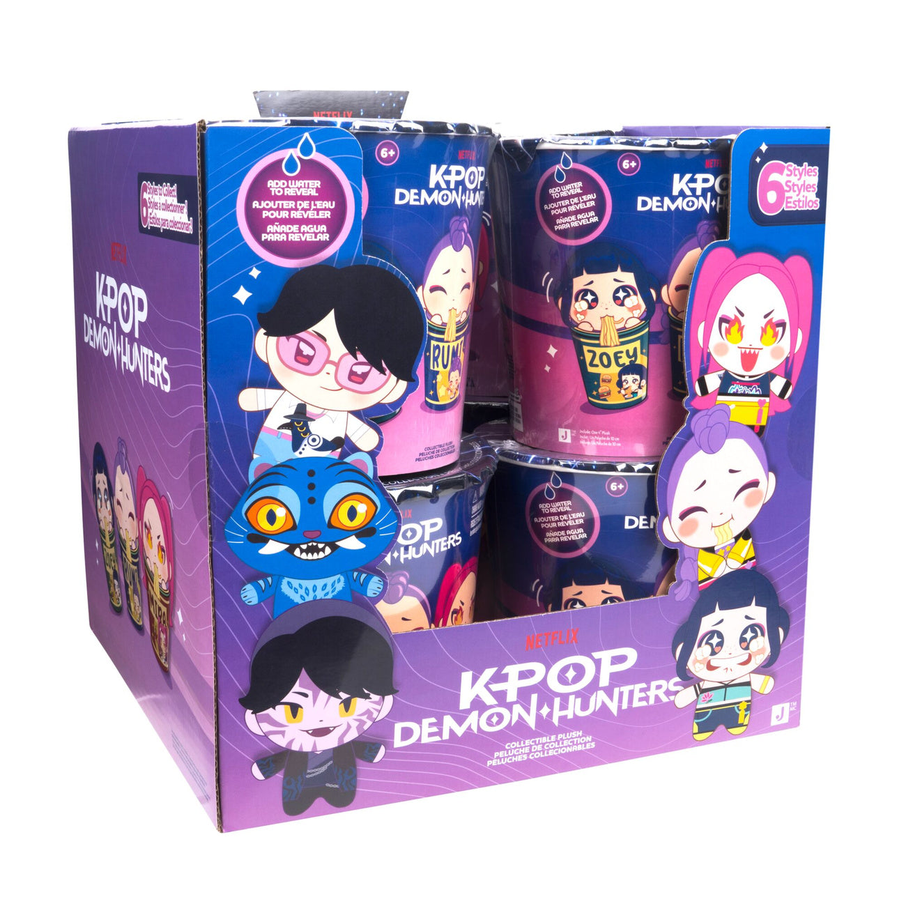 Produktbild KPop Demon Hunters - Ramen Mystery Plyschfigursdisplay