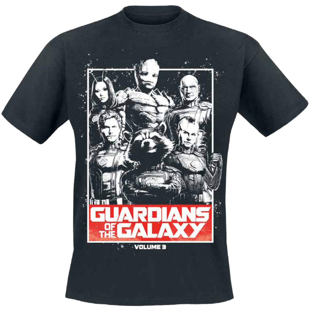 Produktbild Guardians Vol. 3 T-shirt svart - Guardians of the Galaxy