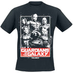 Produktbild Guardians Vol. 3 T-shirt svart - Guardians of the Galaxy