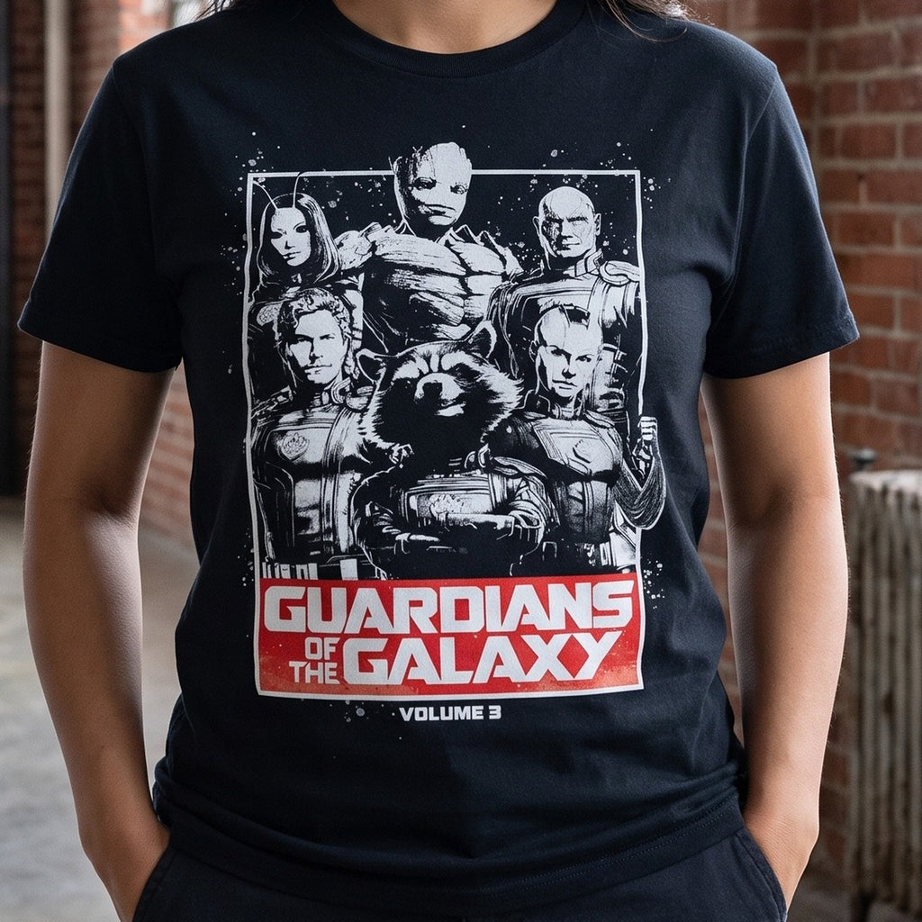 Produktbild Guardians Vol. 3 T-shirt svart - Guardians of the Galaxy