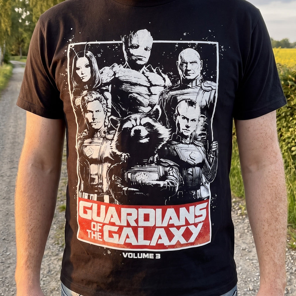 Produktbild Guardians Vol. 3 T-shirt svart - Guardians of the Galaxy