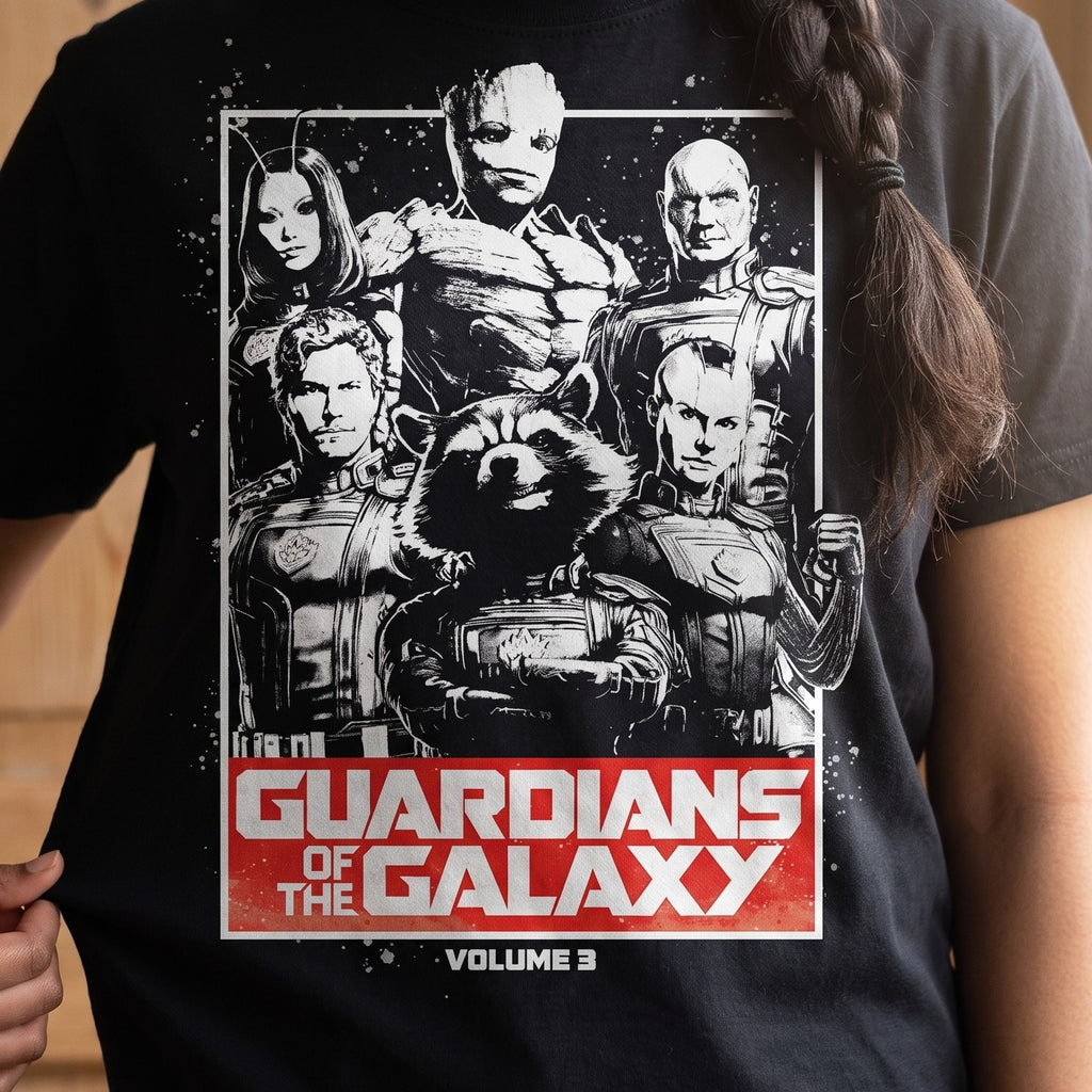 Produktbild Guardians Vol. 3 T-shirt svart - Guardians of the Galaxy