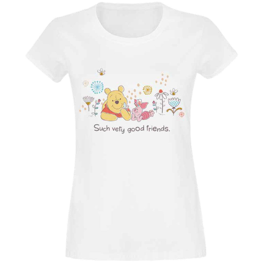 Produktbild Nalle Puh - Good Friends T-shirt dam vit