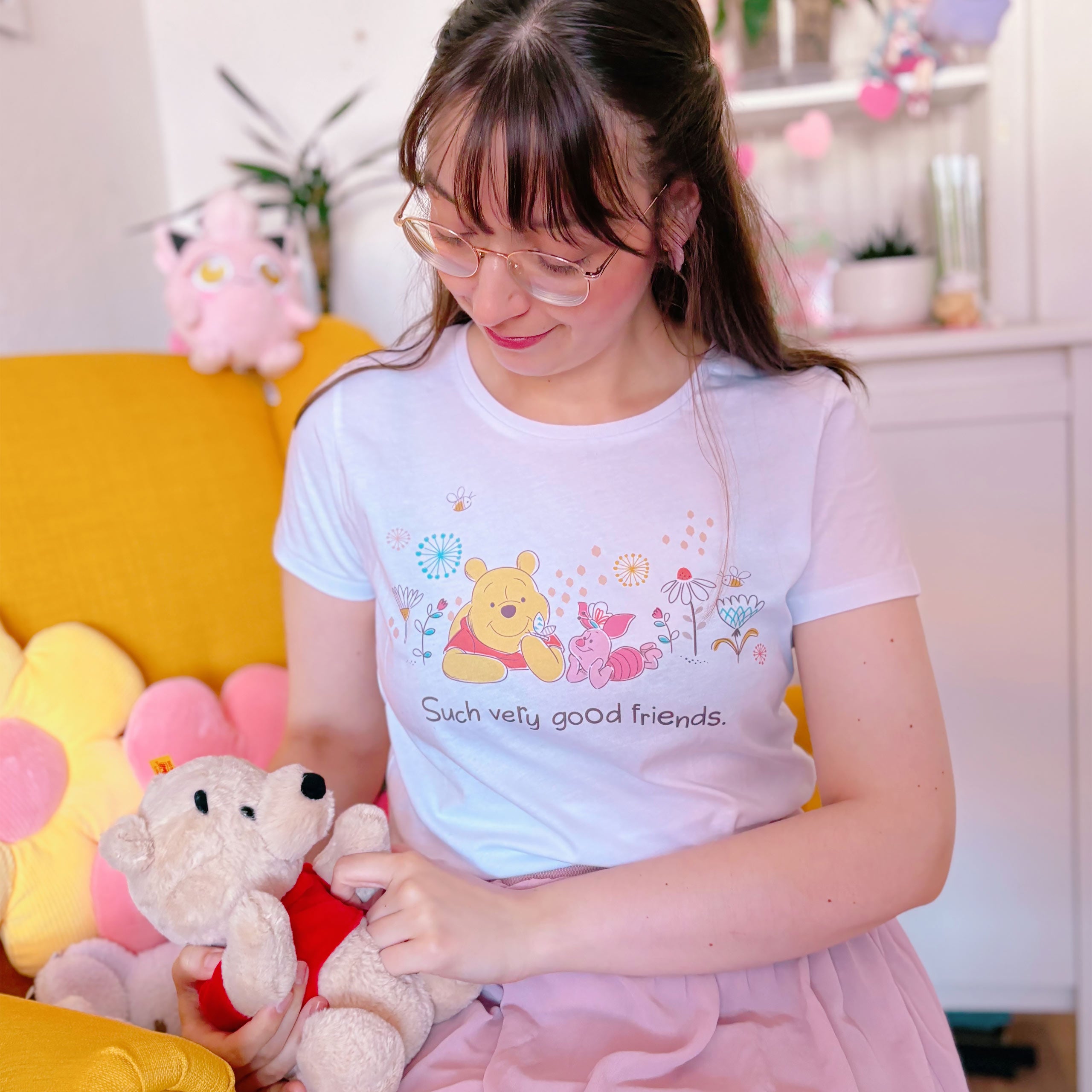 Produktbild Nalle Puh - Good Friends T-shirt dam vit