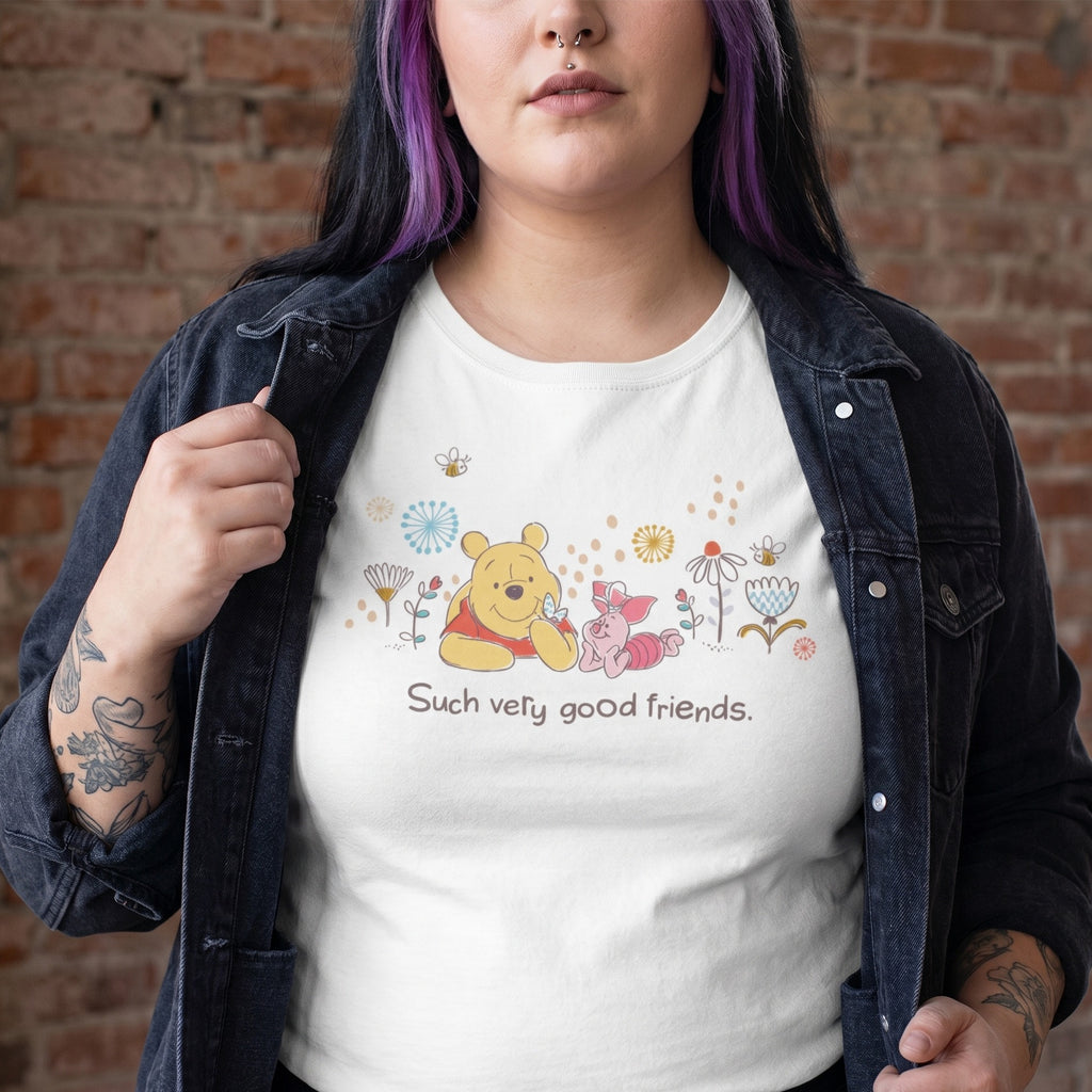 Produktbild Nalle Puh - Good Friends T-shirt dam vit
