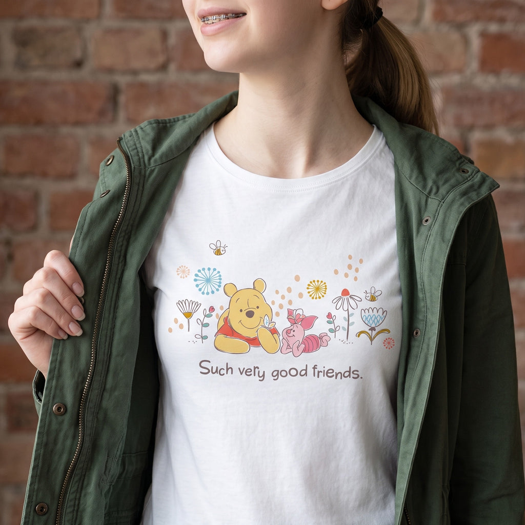 Produktbild Nalle Puh - Good Friends T-shirt dam vit