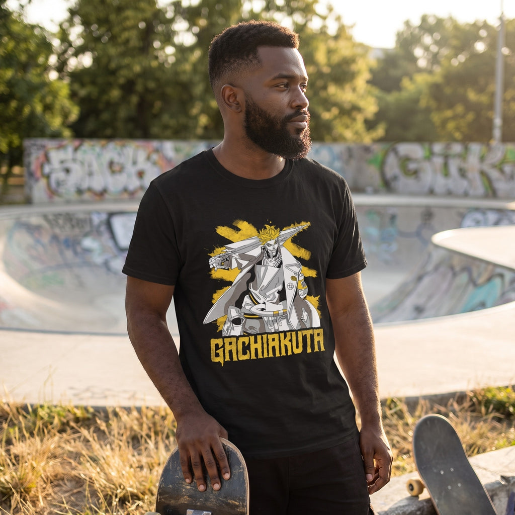 Produktbild Enjin T-shirt svart för Gachiakuta-fans