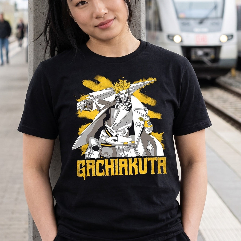 Produktbild Enjin T-shirt svart för Gachiakuta-fans