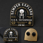 Produktbild Star Trek - Starfleet Academy pins set om 5