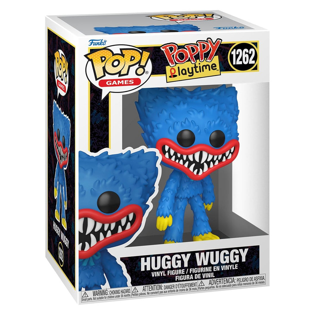 Produktbild Poppy Playtime - Huggy Wuggy (flockad) Funko Pop-figur