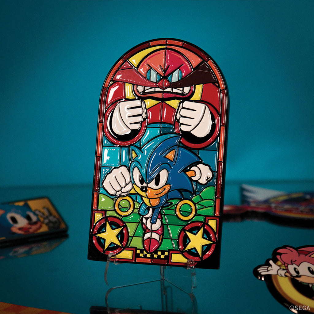 Produktbild Sonic – Fönster i glasmålning Limited Edition