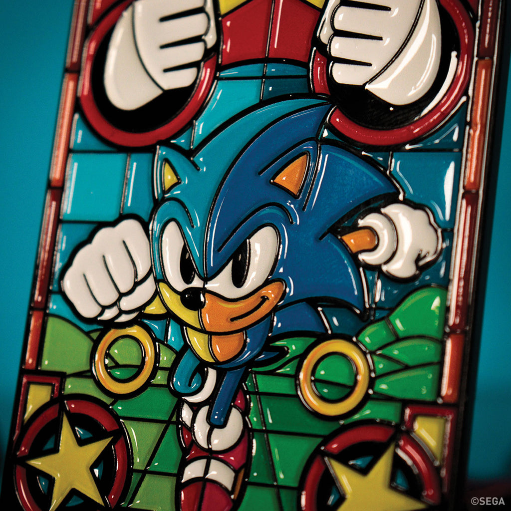 Produktbild Sonic – Fönster i glasmålning Limited Edition