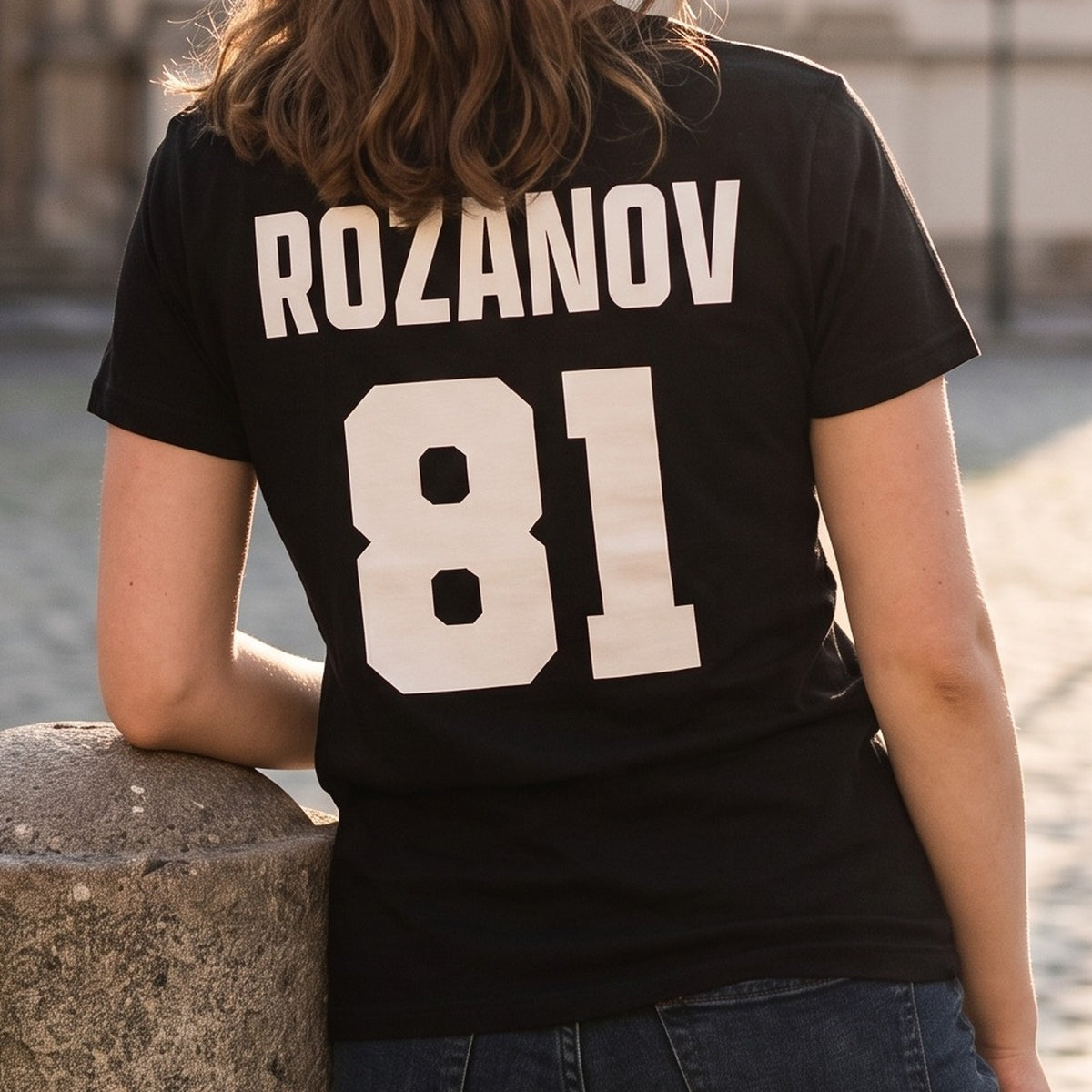 Produktbild Rozanov tröja i jersey-stil för Heated Rivalry-fans