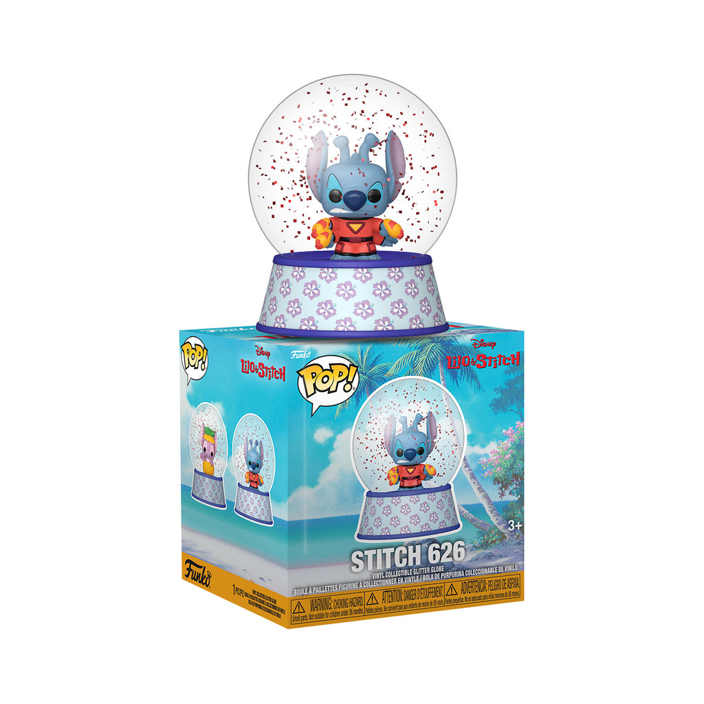 Produktbild Stitch Funko Pop Mystery Glitter Snöglob 12-pack Display - Lilo & Stitch
