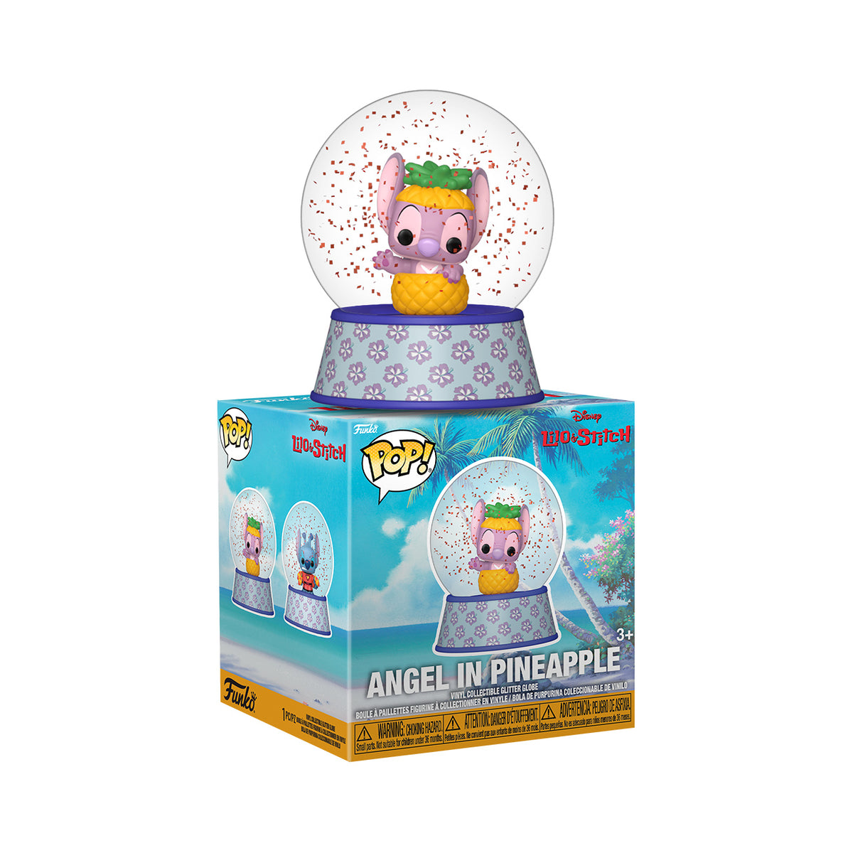 Produktbild Stitch Funko Pop Mystery Glitter Snöglob 12-pack Display - Lilo & Stitch