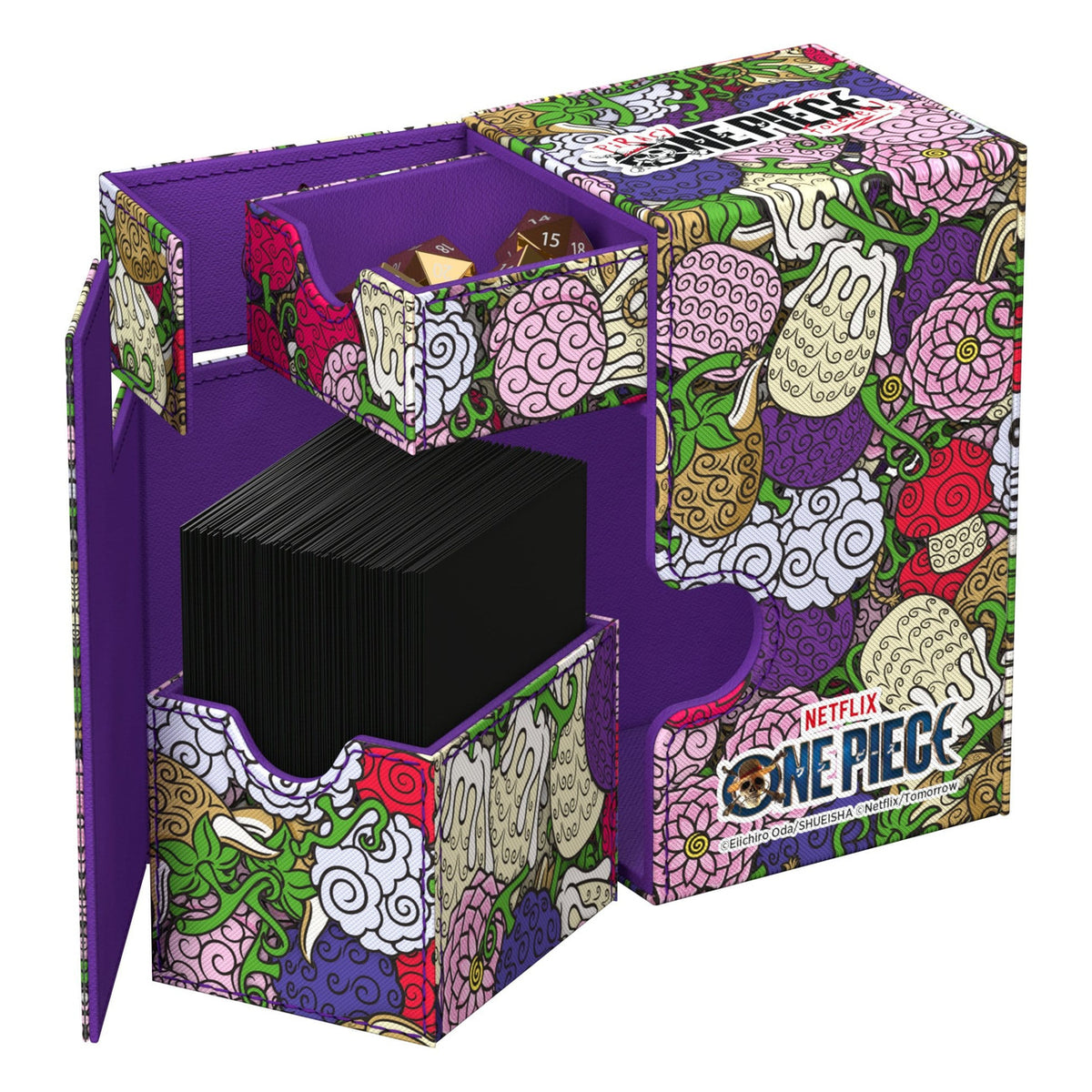 Produktbild One Piece - Devil Fruits Ultimate Guard Flip'n'Tray 80+ Deckbox