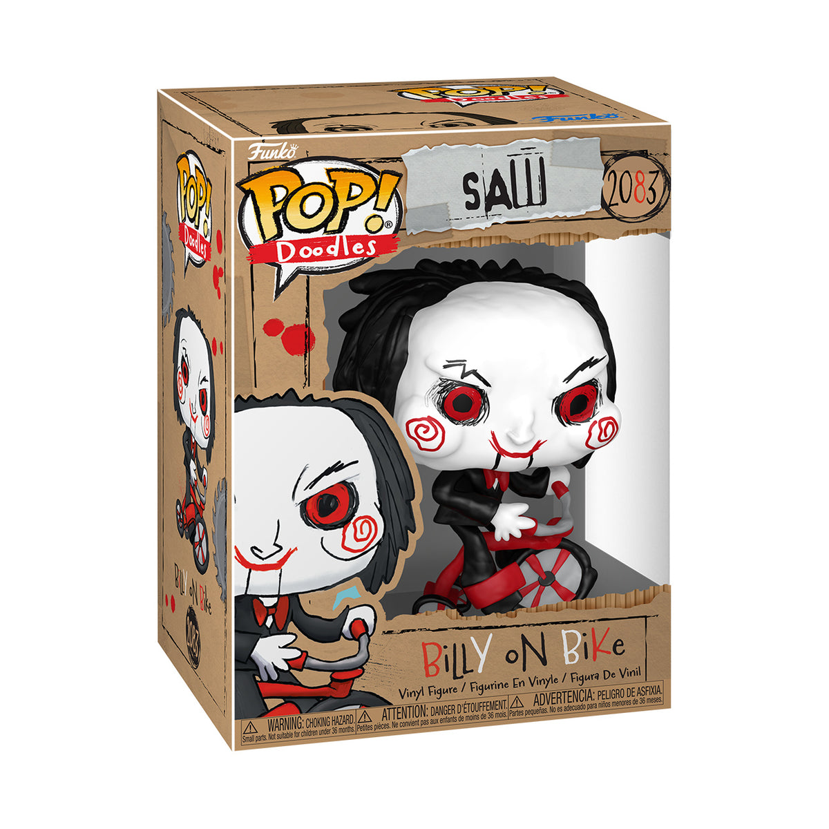 Produktbild Saw - Doodles Billy på cykel Funko Pop!-figur