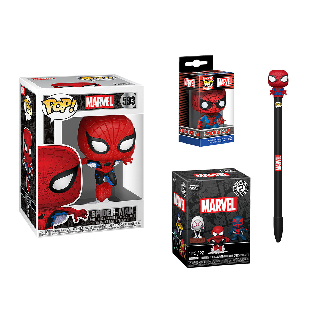 Produktbild Spider-Man - Funko Bundle Box 4 delar