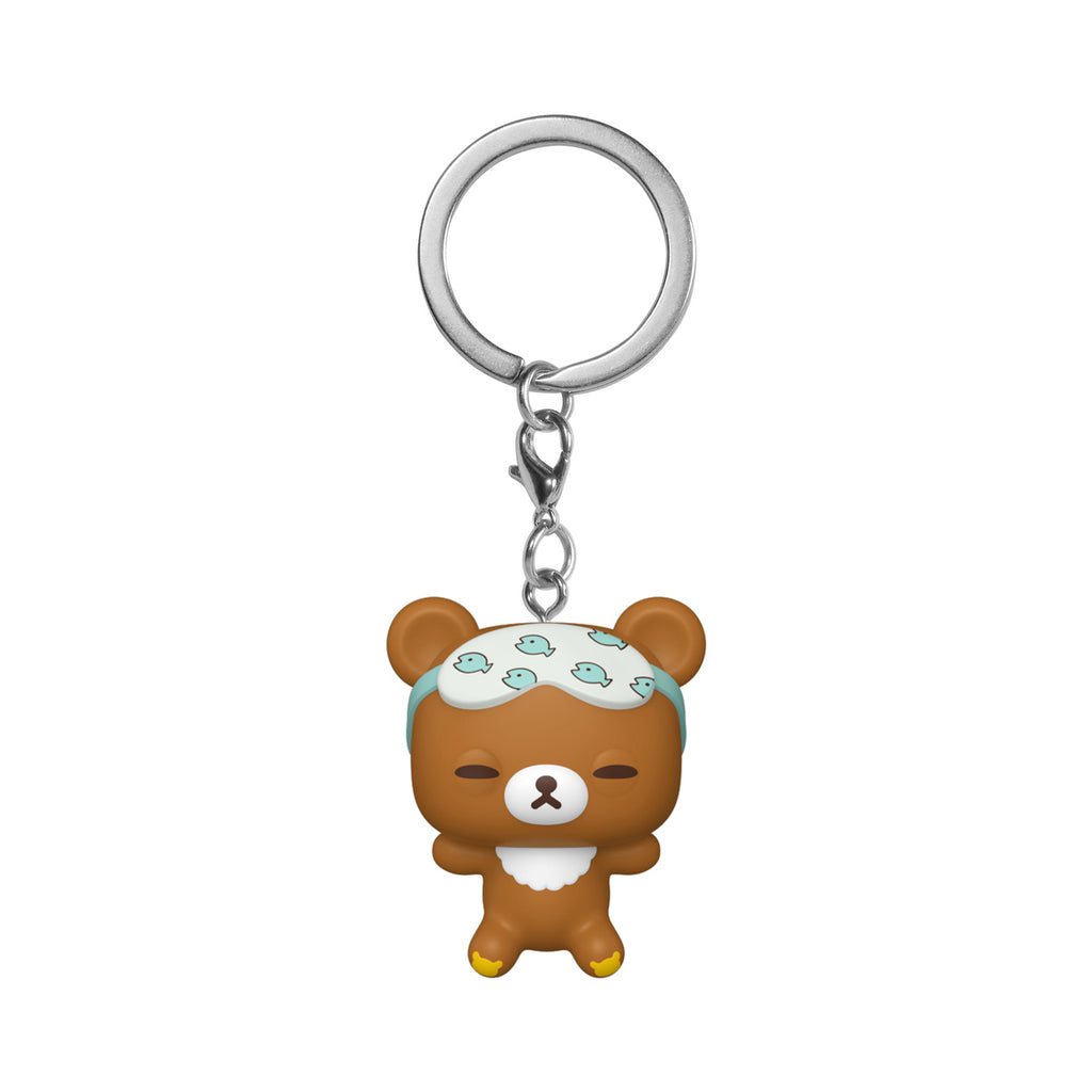 Produktbild Rilakkuma – Chairoikoguma Sleepy Funko Pop-nyckelring