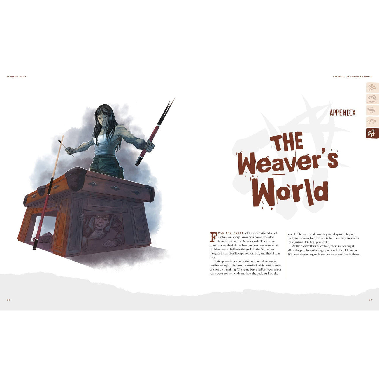 Produktbild Werewolf: The Apocalypse 5e rollspelsbok Scent of
