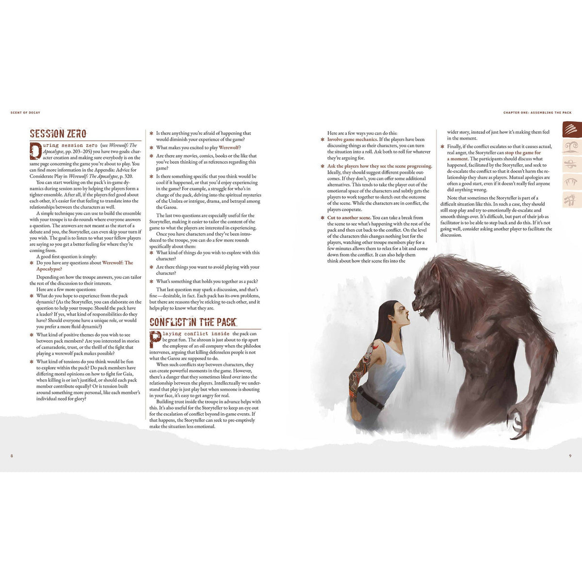 Produktbild Werewolf: The Apocalypse 5e rollspelsbok Scent of