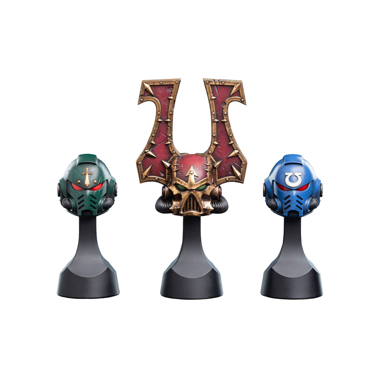Produktbild Warhammer 40,000 Replika 1/4 Khorne Berzerker-hjälm 20 cm