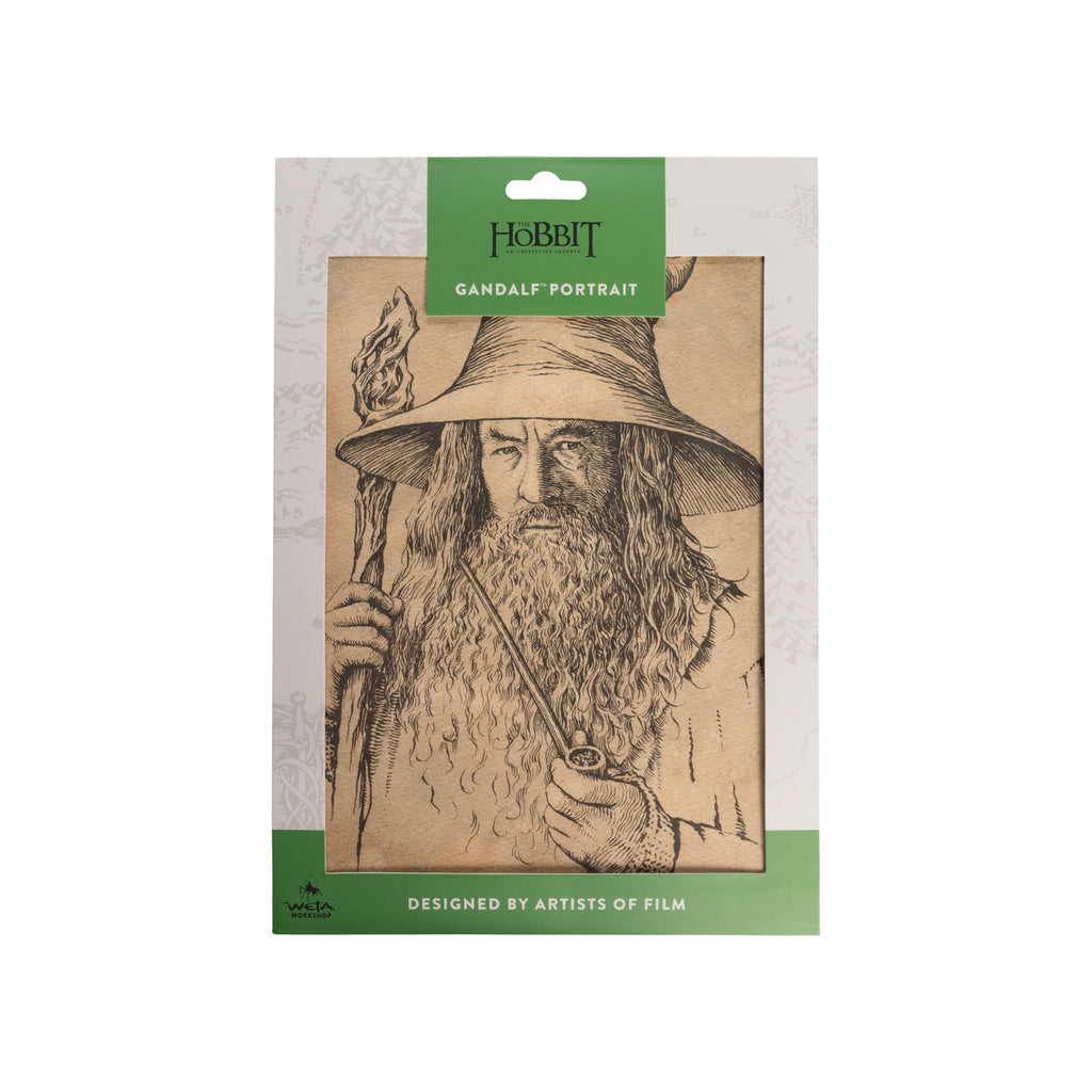 Produktbild Hobbit Konsttryck Porträtt av Gandalf den Grå 21 x 28
