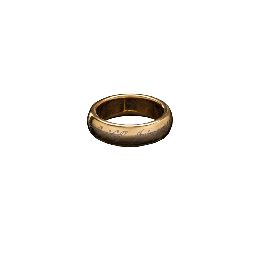 Produktbild Sagan om Ringen volframring Den Enda Ringen (guldpläterad) storlek