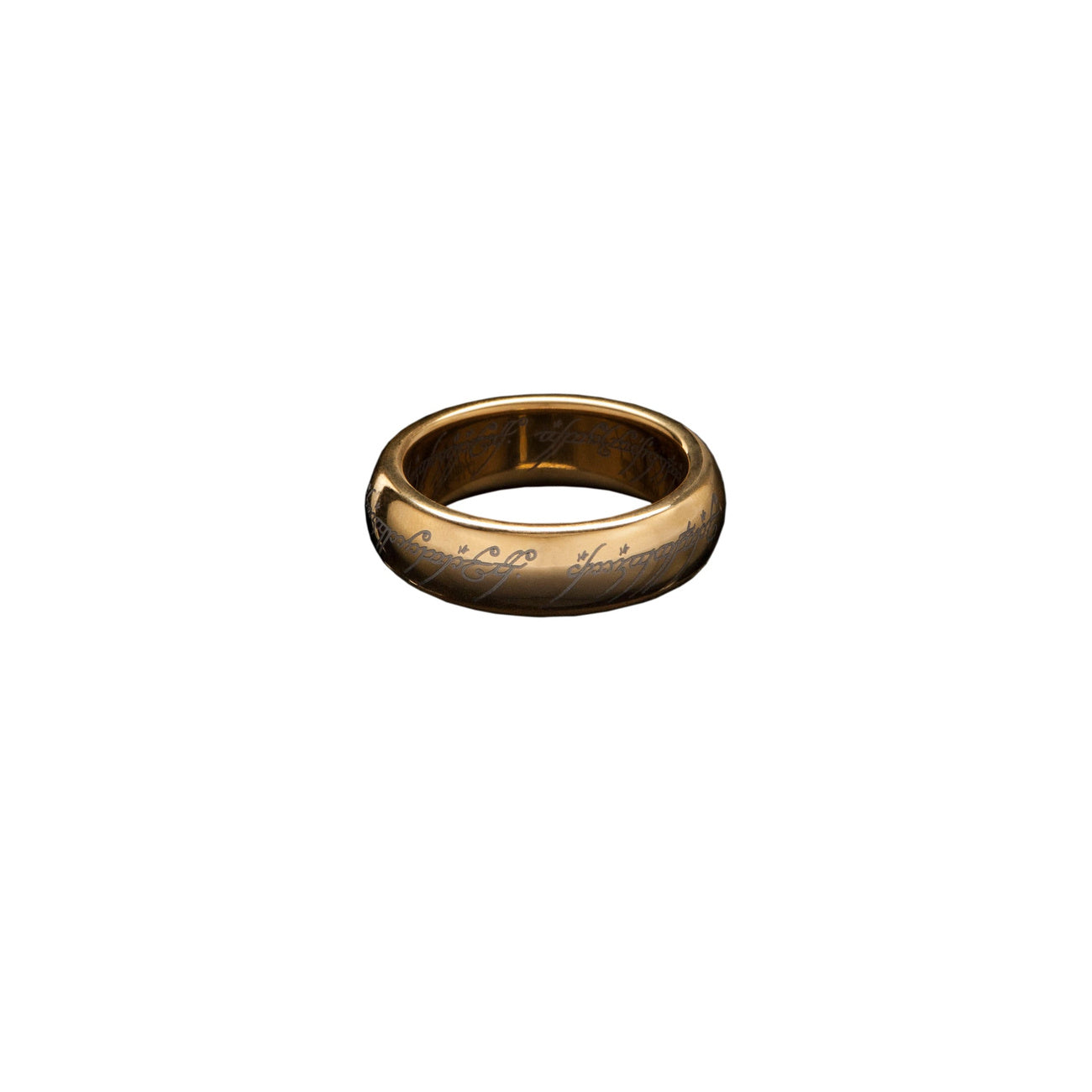 Produktbild Sagan om Ringen volframring Den Enda Ringen (guldpläterad) storlek