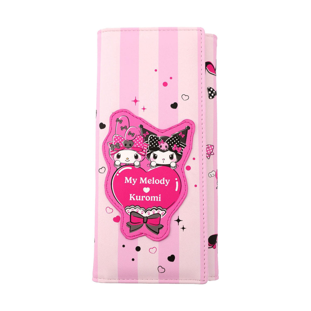 Produktbild Sanrio Pink Black Party Series Plånbok Kuromi & My Melody