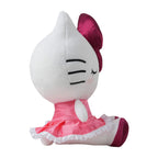 Produktbild Sanrio Gosedjursfigur Hello Kitty röd sammetklänning L 22 cm