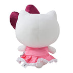 Produktbild Sanrio Gosedjursfigur Hello Kitty röd sammetklänning L 22 cm